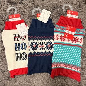 Cozy Winter Dog Sweater Set - Festive Designs